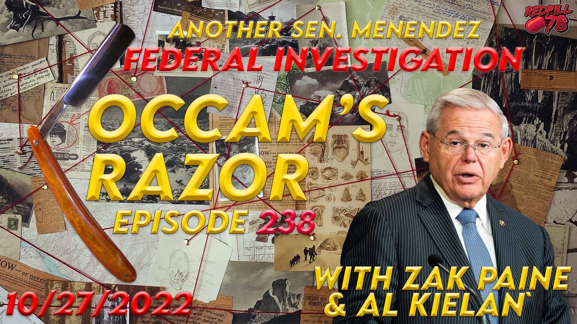 OCCAMS RAZOR today at 1pm est with @RedPill78 & @UncensoredAbe on Red Pill News