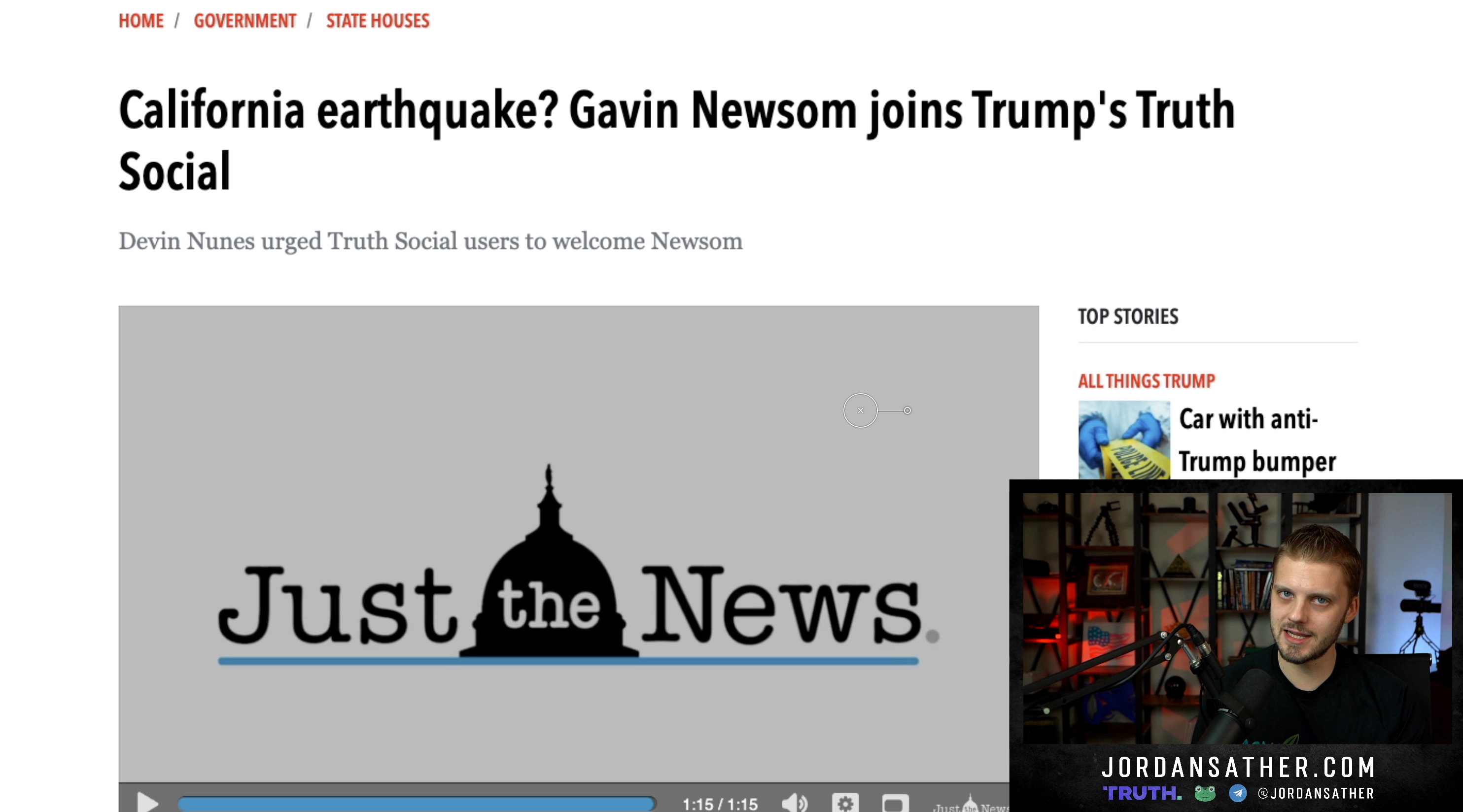 Gavin Newsom is on Truth Social - IT'S A TRAP!